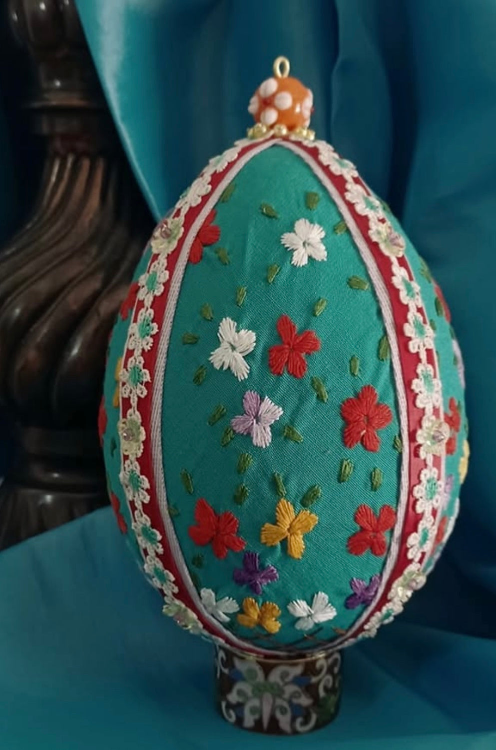 Embroidered Easter eggs 🐣