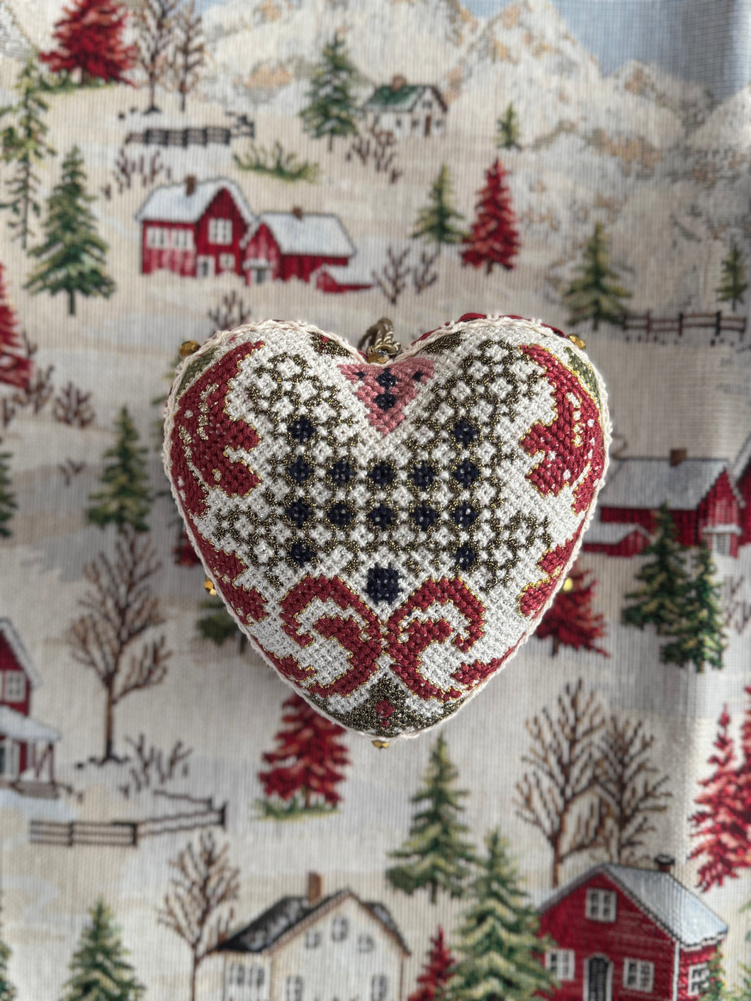 Hand made  Christmas hearts  ♥️