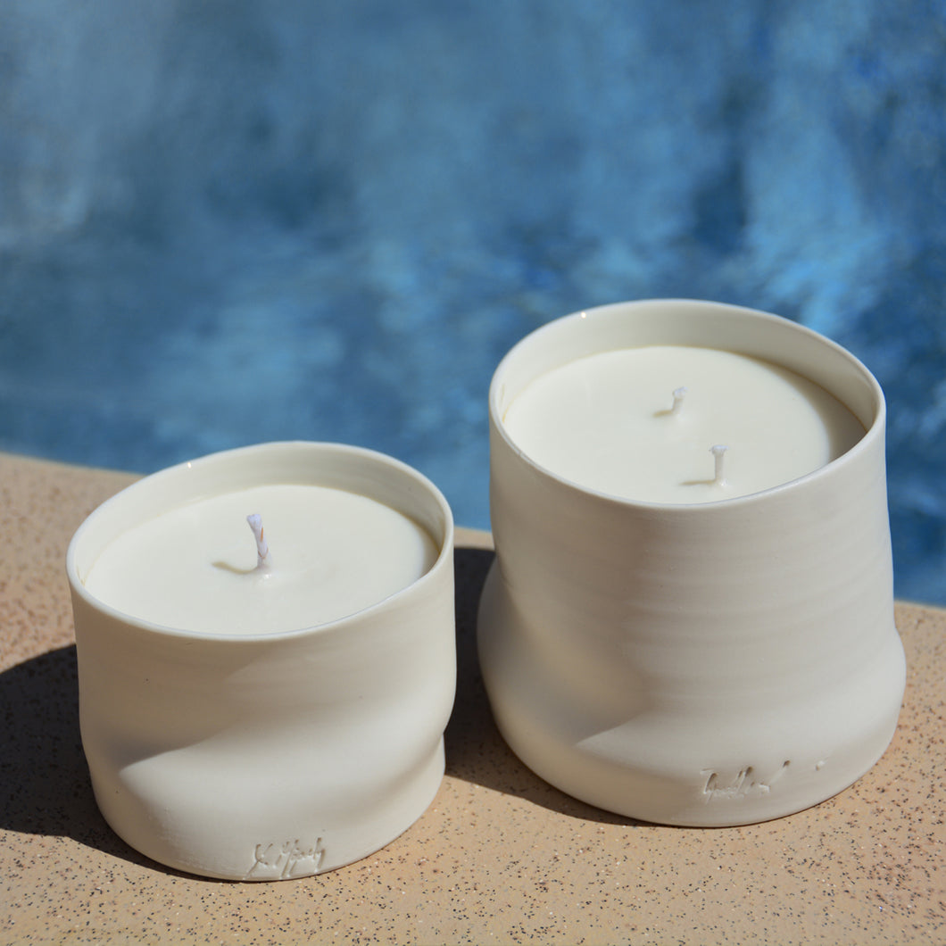 Santorini porcelain pots