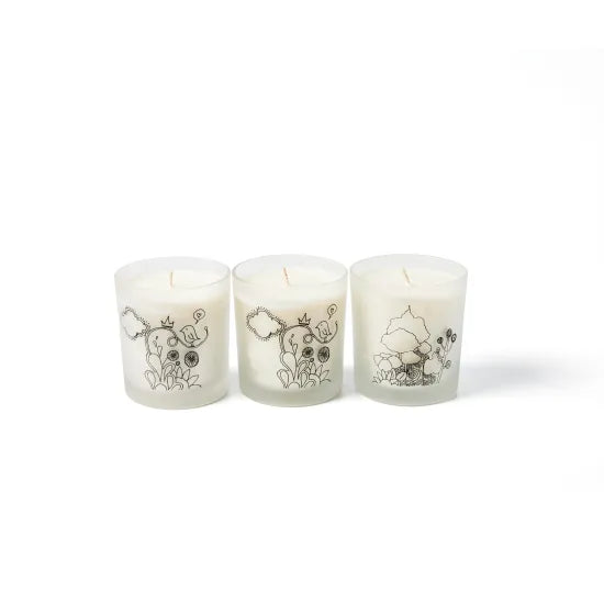 Nature -Set of three candles